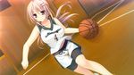  basketball bike_shorts game_cg hibiki_works nanaroba_hana natsuki_hikari purely_x_cation 