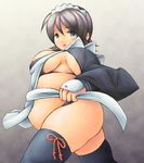  big_boned big_breasts black_hair blue_eyes breasts chubby curvy fat huge_breasts iroha iroha_(samurai_spirits) large_breasts open_mouth plump pregnant samurai_shodown samurai_spirits short_hair snk 