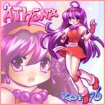  asamiya_athena king_of_fighters kof long_hair purple_eyes purple_hair snk violet_eyes 