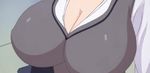  animated animated_gif bouncing_breasts breasts cleavage hibiki_nanase huge_breasts tenioha!_onna_no_ko_datte_honto_ha_ecchi_da_yo? 