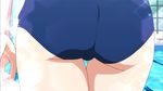  1girl adjusting_swimsuit animated animated_gif ass bikini blush brown_eyes brown_hair character_request nisekoi onodera_kosaki swimsuit 