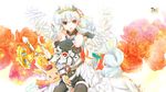  heco puzzle_&amp;_dragons thighhighs valkyrie_(p&amp;d) weapon wings 