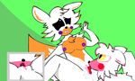  2016 animatronic anthro breasts canine clitoris cunnilingus digital_media_(artwork) duo e-01_(artist) female five_nights_at_freddy&#039;s five_nights_at_freddy&#039;s_2 five_nights_at_freddy&#039;s_world fox fur hair hi_res lolbit_(fnaf) machine mammal mangle_(fnaf) nipples nude oral pussy robot sex simple_background smile spread_legs spreading tongue vaginal video_games 
