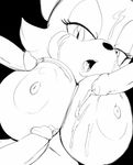  2016 anthro areola bat big_breasts breasts cum cum_on_breasts cum_on_face erect_nipples erection female hi_res huge_breasts male mammal nipples penis rouge_the_bat sonic_(series) thecon uncut 