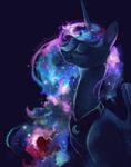 2016 blue_theme equine female friendship_is_magic graypaint hi_res horn jewelry mammal my_little_pony necklace princess_luna_(mlp) solo sparkles winged_unicorn wings 