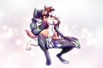  anthro balls battle_franky blush canine cowgirl_position cum cum_inside eyes_closed female fur hi_res male male/female mammal multicolored_fur on_top open_mouth penis pussy sex simple_background wolf 