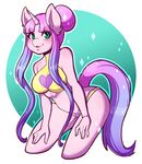  &lt;3 2016 anthro bra breasts cleavage clothed clothing equine fan_character female green_eyes horn mammal my_little_pony panties pose redrabbu solo sparkles sugar_lace_(oc) underwear unicorn 