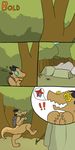  2016 backpack comic forest hi_res kobold outside scalie tent tree trout_(artist) 