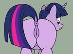  animal_genitalia animal_pussy animated anus bsting equine equine_pussy female feral friendship_is_magic fur grey_background hair horn looking_at_viewer looking_back mammal multicolored_hair my_little_pony purple_eyes purple_fur pussy simple_background solo twilight_sparkle_(mlp) unicorn 