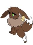  aneeveenamedvvevv brown_fur cast eevee eyebrows fur hi_res male nintendo pok&eacute;mon sad tagged tears tuft video_games vvevv wounded 