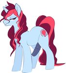  animal_genitalia animal_penis cutie_mark equine equine_penis erection fan_character featureless_limbs flat_colors horn looking_at_viewer maim male mammal medial_ring my_little_pony penis quadruped redlight seductive side_view smirk smug solo standing unicorn 