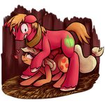  &lt;3 2016 absurd_res animal_genitalia animal_penis applejack_(mlp) big_macintosh_(mlp) blonde_hair brother brother_and_sister cutie_mark duo earth_pony emberkaese equine equine_penis female feral freckles friendship_is_magic hair hi_res horse imminent_sex incest male male/female mammal my_little_pony penis pony sibling sister smile teeth 