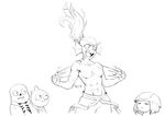  2015 abs animated_skeleton bone breasts clothed clothing colo edit eye_patch eyewear featureless_breasts female fish hat human male mammal marine monochrome monster monster_kid muscular_breasts open_mouth protagonist_(undertale) sans_(undertale) scalie skeleton topless torn_clothing undead undertale undressing undyne video_games 