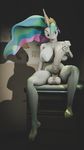  2016 3d_(artwork) animal_genitalia animal_penis anthro areola balls big_breasts breasts cgi dickgirl digital_media_(artwork) equine equine_penis erect_nipples erection friendship_is_magic hi_res horn huge_breasts intersex mammal masturbation my_little_pony nipples penile_masturbation penis princess_celestia_(mlp) screwingwithsfm solo unicorn 