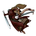  angry anthro armello barefoot blue_eyes brown_hair cloak clothed clothing dagger dual_wielding female flowersimh hair holding_object holding_weapon hood jewelry mammal melee_weapon rat rodent sharp_teeth solo teeth weapon whiskers zosha_(armello) 
