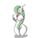  &lt;3 anthro big_breasts big_butt breast_fondling breast_squish breasts butt eyes_closed female fingering fondling gardevoir grin hand_on_breast hi_res huge_breasts kneeling masturbation nintendo pok&eacute;mon pussy pussy_juice shinysteel solo thick_thighs video_games voluptuous wide_hips 