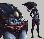  alien alien_(franchise) breasts herm hybrid intersex nipples shinanto treats xenomorph 