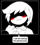  2016 black_and_white chara_(undertale) clothed clothing comic dialogue english_text fatz_geronimo human locket mammal monochrome red_eyes rosy_cheeks text undertale video_games 