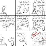  anthro burger comic duo food hi_res human isotope235 jump_scare mammal scary 