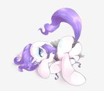  2016 blue_eyes butt clothing cutie_mark equine eyeshadow female friendship_is_magic hair half-closed_eyes hooves horn looking_at_viewer lying makeup mammal mlpanon my_little_pony panties purple_hair rarity_(mlp) simple_background solo translucent transparent_clothing underwear unicorn 