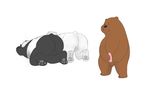  backsack balls bear butt grizzly_(character) grizzly_bear group ice_bear male mammal masturbation panda panda_(character) penile_masturbation penis polar_bear presenting presenting_hindquarters simple_background unknown_artist we_bare_bears 