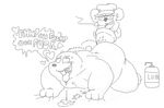  anal anal_penetration bear drooling duo grizzly_(character) grizzly_bear koala lube male male/male mammal marsupial nom_nom_(character) penetration saliva size_difference small_dom_big_sub toying_partner unknown_artist we_bare_bears 
