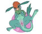  2016 anthro anus black_eyes blue_scales blush brown_hair clb clitoris covering cute disney english_text female green_scales hair hat loch_ness_monster looking_at_viewer lying marine mostly_nude nessie on_back pussy scales scalie scarf signature simple_background smile solo spread_legs spreading text the_ballad_of_nessie white_background 