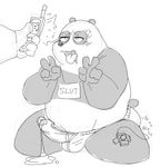  bear clothing cum cum_in_clothing cum_in_underwear cum_through_clothing cum_through_underwear digital_drawing_(artwork) digital_media_(artwork) duo male mammal panda panda_(character) penis underwear unknown_artist v_sign we_bare_bears 