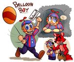  2014 anthro balloon_boy_(fnaf) black_eyes canine eye_patch eyewear five_nights_at_freddy&#039;s five_nights_at_freddy&#039;s_2 fox foxy_(fnaf) male mammal orlandofox simple_background solo toony video_games 
