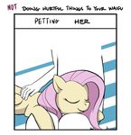 ambiguous_gender animated duo ear_twitch english_text equine eyes_closed female feral fluttershy_(mlp) friendship_is_magic hair hi_res mammal my_little_pony pegasus petting pink_hair sleeping smile steve_(artist) text waifu_chart wings 