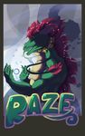  dragon eastern_dragon fayne_of_fur magic male name_badge oriental portrait razeros solo whiskers 