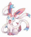  absurd_res ambiguous_gender blue_eyes blue_fur cute eeveelution fangs feral fur happy hi_res long_ears multicolored_fur nintendo official_art open_mouth pink_fur pok&eacute;mon pokemon_super_mystery_dungeon ribbons simple_background smile solo solo_focus sylveon unknown_artist video_games white_background white_fur 