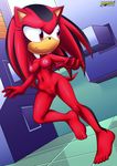  bbmbbf black_stripes breasts digital_media_(artwork) fan_character female fur hi_res horny mobius_unleashed nude palcomix pussy red_eyes red_fur running smile solo sonic_(series) stripes zina_robotnik 
