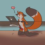  alorix anthro canine fox girly male mammal nude penis seximals solo 