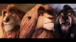  angry disney edgar_g&oacute;mez feline feral group lion looking_at_viewer male mammal mufasa realistic scar_(the_lion_king) simba smile the_lion_king watermark 