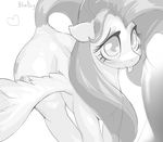  &lt;3 2016 bluedrg19 cutie_mark disembodied_penis duo equine erection female feral fluttershy_(mlp) friendship_is_magic greyscale hair long_hair looking_at_penis male male/female mammal monochrome my_little_pony pegasus penis solo_focus tongue tongue_out wings 