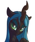  2016 alpha_channel animated changeling fangs female feral friendship_is_magic green_eyes green_hair hair horn looking_at_viewer low_res my_little_pony portrait queen_chrysalis_(mlp) shydale simple_background solo tongue tongue_out transparent_background 
