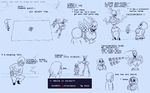  bent_over clothing comic_(under(her)tail) crouching dialogue digital_media_(artwork) english_text female hoodie human magazine male mammal not_furry papyrus_(undertale) protagonist_(undertale) sans_(undertale) skirt snow tempus_(under(her)tail) text thewill undertale video_games 