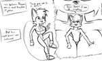  artie between_breasts big_breasts bottomless breasts canine cleavage clothed clothing crossgender featureless_crotch female flying footwear fox gloves hand_on_breast male male/female mammal melissa_&quot;tailsko&quot;_prower miles_prower multi_tail norithics shoes size_difference sonic_(series) tube_top 