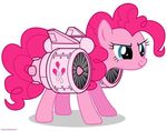  aircraft airplane blue_eyes cutie_mark earth_pony equine female feral friendship_is_magic hair horse jet living_aircraft living_machine machine mammal my_little_pony pink_hair pinkie_pie_(mlp) pony smile solo turbine 