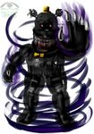  animatronic bow_tie five_nights_at_freddy&#039;s five_nights_at_freddy&#039;s_4 glowing glowing_eyes hat machine mammal nightmare_(fnaf) robot top_hat video_games プロト6号 