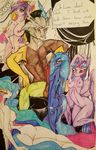  anthro anthrofied armpit_hair balls bdsm body_hair bondage bound breasts chest_hair dancing discord_(mlp) draconequus equine female friendship_is_magic handcuffs harem hi_res horn imminent_sex male male/female mammal my_little_pony penis princess_cadance_(mlp) princess_celestia_(mlp) princess_luna_(mlp) pussy shackles twilight_sparkle_(mlp) watercolor_(artist) winged_unicorn wings 