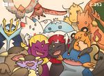  alternate_color charizard dedenne dragonite empoleon happy jellicent kangaskhan nintendo pok&eacute;mon shiny_pok&eacute;mon smile swampert talonflame tea_pill togekiss video_games weavile 