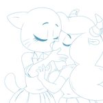  caprine cartoon_network cat chun-ni duo feline female female/female goat horn kissing mammal mature_female miracle_star nicole_watterson the_amazing_world_of_gumball 