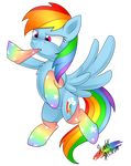  2016 absurd_res alpha_channel chest_tuft clothing cutie_mark equine female feral friendship_is_magic hair hi_res legwear mammal multicolored_hair multicolored_tail my_little_pony pegasus rainbow_dash_(mlp) rainbow_hair rainbow_tail scarlet-spectrum simple_background socks solo spread_wings transparent_background tuft watermark wings 