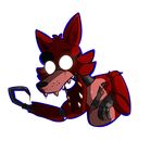  2015 absurd_res animatronic blood canine five_nights_at_freddy&#039;s fox foxy_(fnaf) glowing glowing_eyes hedgiemuffins hi_res hook machine male mammal robot solo video_games 