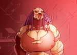  alien anthro big_breasts bigdad black_hair breasts clothing erect_nipples female hair huge_breasts long_hair looking_at_viewer muscular muscular_female nipples predator_(franchise) solo torn_clothing yautja 