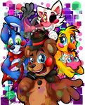  2015 animatronic avian bear bird canine chicken cupcake_(fnaf) female five_nights_at_freddy&#039;s five_nights_at_freddy&#039;s_2 fox group hi_res lagomorph machine male mammal mangle_(fnaf) midnightsketches_(artist) rabbit robot toy_bonnie_(fnaf) toy_chica_(fnaf) toy_freddy_(fnaf) video_games 