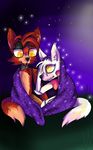  2015 animatronic canine duo five_nights_at_freddy&#039;s five_nights_at_freddy&#039;s_2 fox foxy_(fnaf) hi_res machine male mammal mangle_(fnaf) robot skimmywolf video_games 