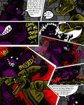  2015 animatronic bakukurara comic duo five_nights_at_freddy&#039;s five_nights_at_freddy&#039;s_3 lagomorph machine male mammal rabbit robot shadow_freddy_(fnaf) springtrap_(fnaf) video_games 